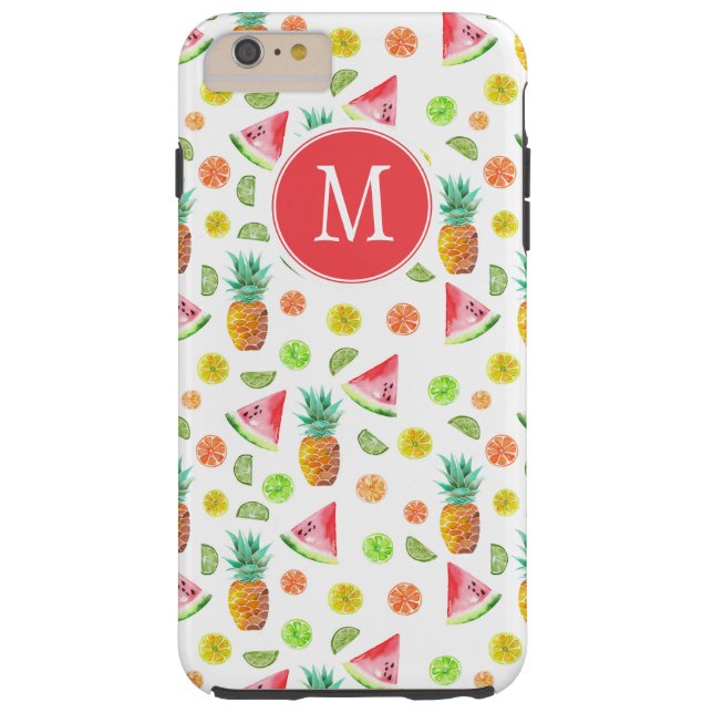 Aquarell-kandierte Frucht-Muster Case-Mate iPhone Hülle (Rückseite)