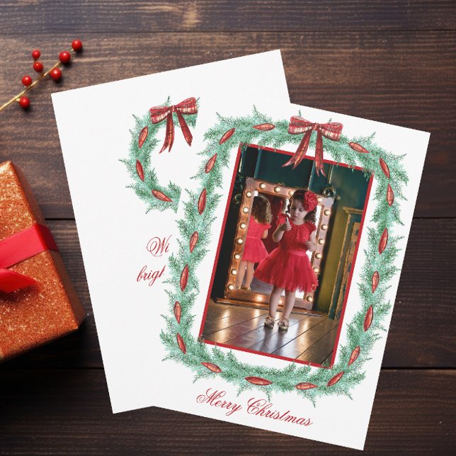 Aquarell Kariert Ribbon Garland Weihnachten (Von Creator hochgeladen)