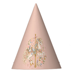 Aquarell-Karussellpferd Pariser Märchen Partyhütchen
