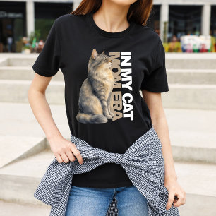 Aquarell-Katzchen-Mama-Typografie-Design T-Shirt