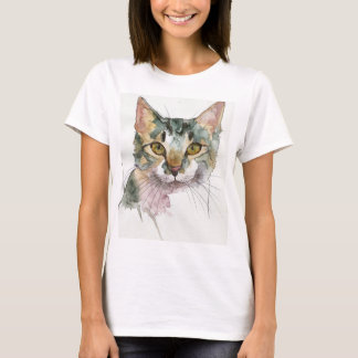 Aquarell-Katze T-Shirt