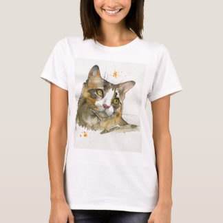 Aquarell-Katze T-Shirt