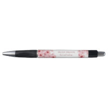 Aquarell-Kirschblüten Rosa Floral