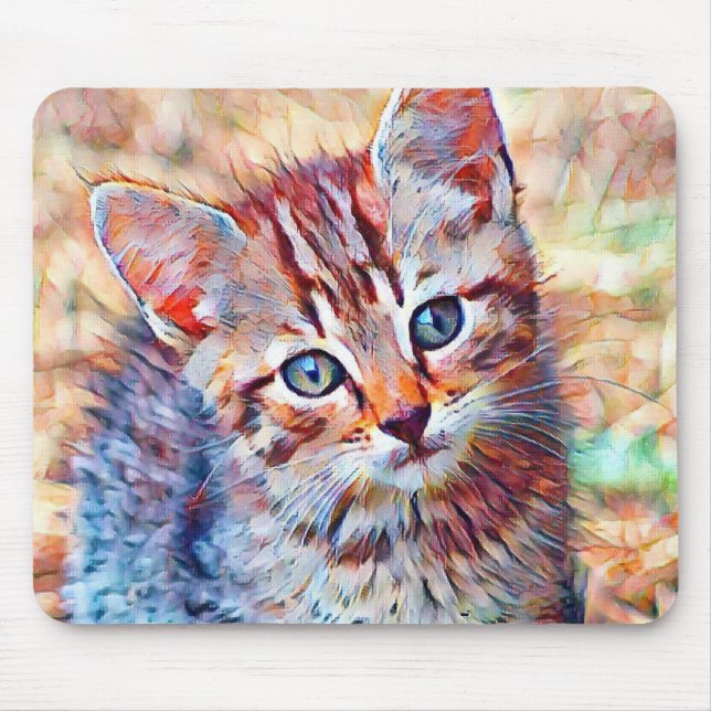 aquarell kitten mousepad (Vorne)