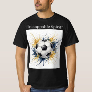 Aquarell-Klassischer Fußball - Sport-Wandkunst & T-Shirt