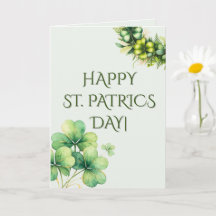 Aquarell-Kleeblatt-St.-Patricks-Tag-Karte