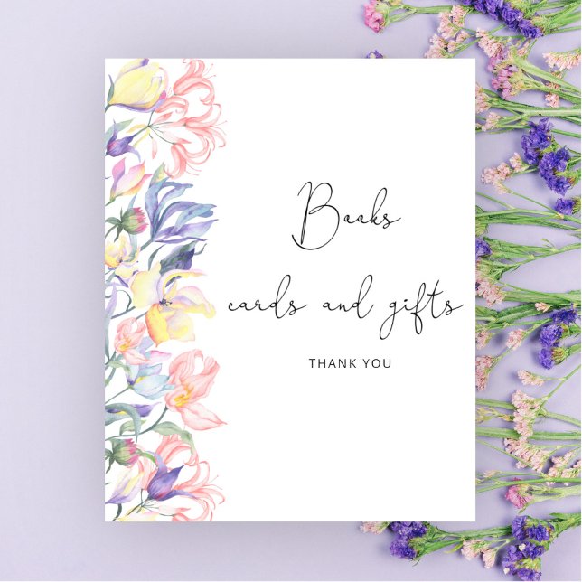 Aquarell kleine Blume Bücher und Geschenke Poster (Von Creator hochgeladen)