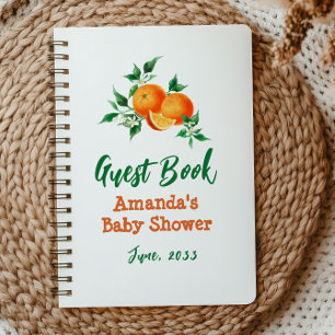 Aquarell Kleine Süsse Orange Baby Duschgel Notizbuch