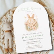 Aquarell Kleiner Hase Ostern Frühling Babyparty