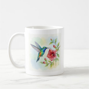 Aquarell Kleiner Kolibri Kaffeetasse