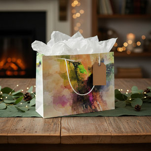 Aquarell Kolibri  Große Geschenktüte