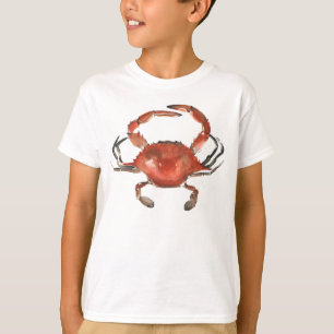 Aquarell-Krabbe - Rot T-Shirt