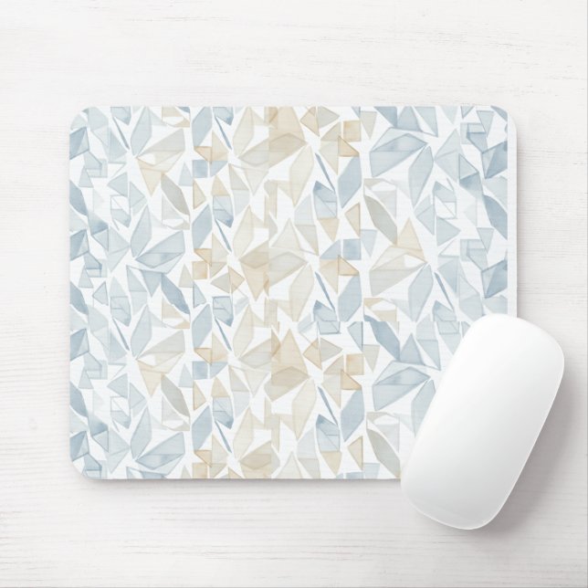 Aquarell-Kristallfacetten-Mauspad Mousepad (Mit Mouse)