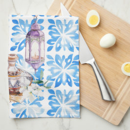 Aquarell-Küchenhandtücher marokkanischer Künstler Geschirrtuch