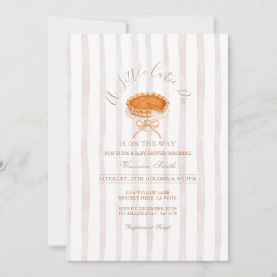 Aquarell-Kürbis-Baby-Shower "Ein kleiner Süßer" Einladung