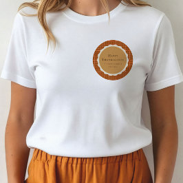 Aquarell-Kürbiskuchen Frohes Erntedankfest T-Shirt