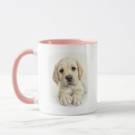 Aquarell-Labrador-Welpen-Tasse Tasse