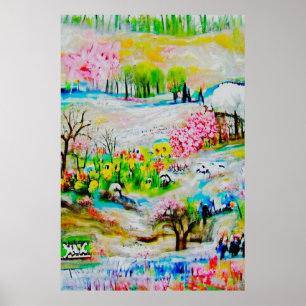 Aquarell-Landschaft 2 Poster