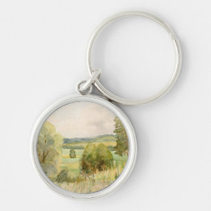 Aquarell-Landschaft Schlüsselanhänger