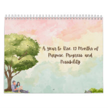 Aquarell-Landschaften-Kalender – Ein Jahr voller l