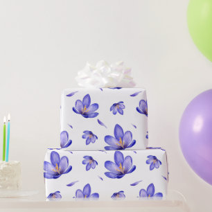 Aquarell-Lavendel-Blumen Geschenkpapier