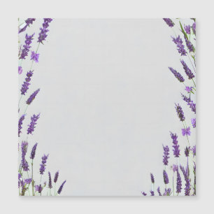 Aquarell-Lavendel-Blumenrahmen-Design Magneteinladung