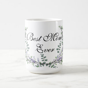 Aquarell-Lavendel-Eukalyptus beste Mutter ever Kaffeetasse