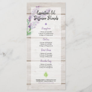 Aquarell-Lavendel-u. Holz-Öl-Mischung Programm