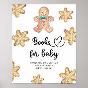 Aquarell-Lebkuchen - Bücher für Baby Poster