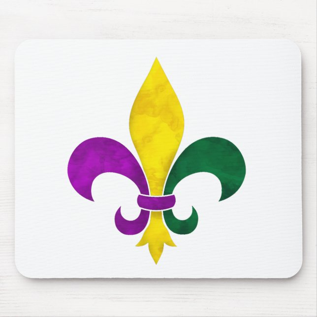 Aquarell-Lilie Mousepad (Vorne)