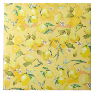 Aquarell-Limonelle IV Fliese