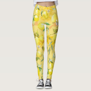 Aquarell-Limonelle IV Leggings