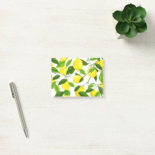 Aquarell-Limonelle Post-it Klebezettel