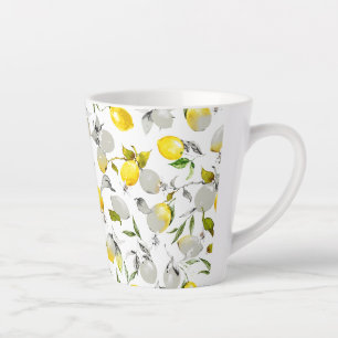Aquarell-Limonen 21 Milchtasse