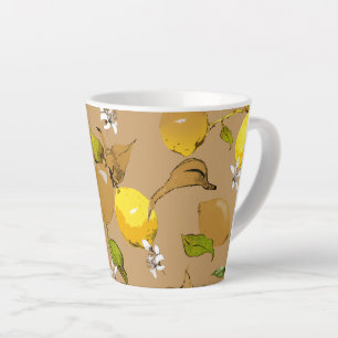 Aquarell-Limonen 33 Milchtasse