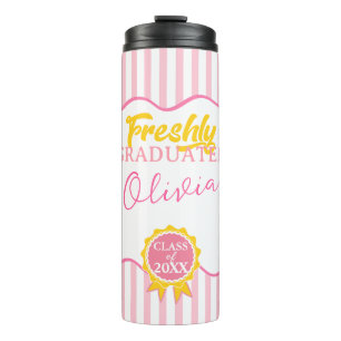 Aquarell-Limonen-Frisch-Diplom-Party-Klasse 26 Thermosbecher