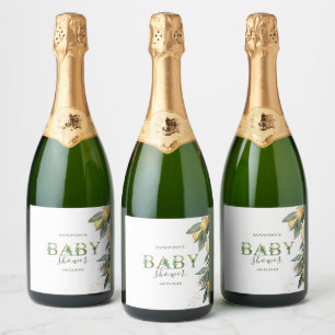 Aquarell-Limonen Grüne Babyparty