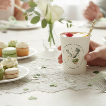 Aquarell Little Sprout Storch Baby Shower