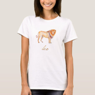 Aquarell-Löwe-Löwe T-Shirt
