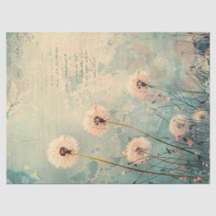 Aquarell Löwenzahn Flaum Decoupage Seidenpapier