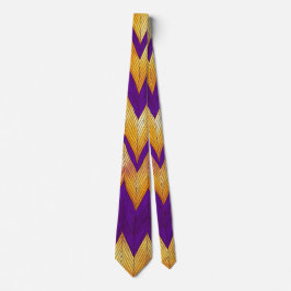 Aquarell Luxus Golden Lila Print Neck Tie Krawatte