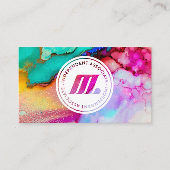Aquarell M Visitenkarte (Vorderseite)