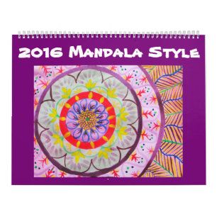Aquarell-Mandala-Art Kalender