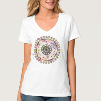 Aquarell-Mandala T-Shirt