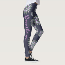Aquarell-Mandala-Yoga-Hosen Leggings