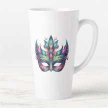 Aquarell Mardi Gras Maske