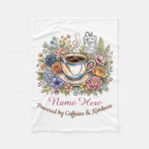 Aquarell-Medizin-Kaffee-Blumen Personalisierter Na