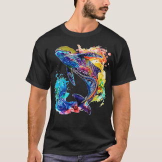 Aquarell Meeresleben T-Shirt