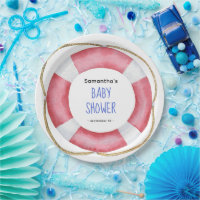 Aquarell Meereslebewesen - Babydusche