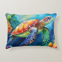 Aquarell Meeresschildkröte